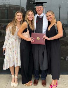 Eric Batton with his children
